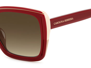 Women Carolina Herrera Sunglasses: HER 0143/G/S - Burgundy Beige - SpecSMART Eye Clinic (Zoom View)